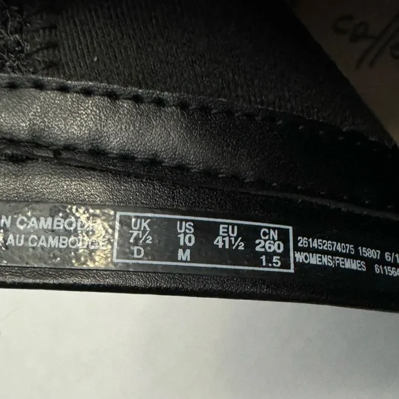 Clarks Women's Cheyn Kisha Ankle Boot Side Zip Black Size 10M - Picture 9 of 11